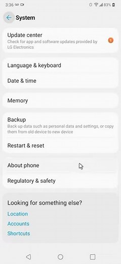 LG K51 Reset Network Settings