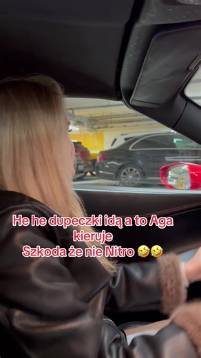 He he dupeczki idą a to Aga kieruje szkoda że nie Nitro🤣#nitro #aga #ferrari #warszawa @Aga @D4Non