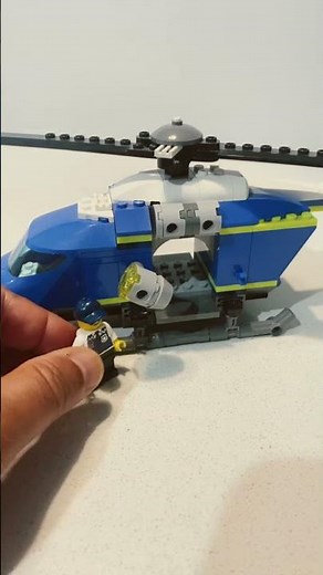 LEGO Police Helicopter Cops and Crocks with TNT
