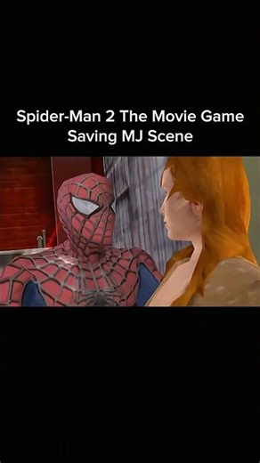 Spider-Man Saving MJ scene - Spider-Man 2 The Movie game