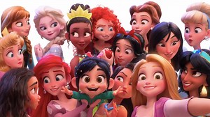 Best. Selfie. Ever! See Vanellope von Schweetz meet Disney royalty when #RalphBreaksTheInternet hits theaters in 3 days. #NationalPrincessDay | Disney Princess