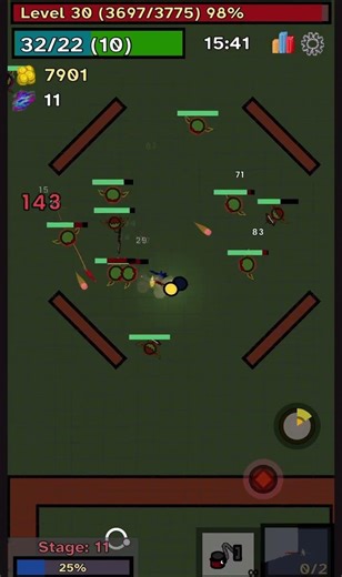Huge EXPLOSION Damage, too many Shadow Clones - Vacuum Survivors #indiegame #browsergame