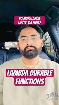 AWS Lambda Durable Functions - No more Lamba 15 minsLIMIT… #aws #awslambda #cloudwithharry