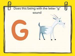 Letter “g” Sound
