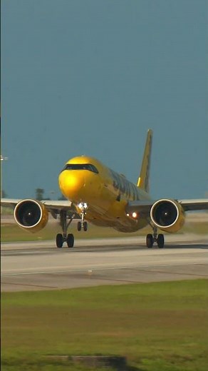 Takeoff and easy climb of the Airbus A320 neo SPIRIT