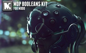 MODO硬表面参数布尔建模脚本 MOP Boolean