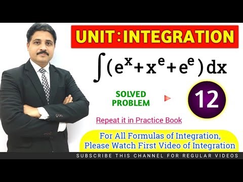 INTEGRATION SOLVED PROBLEM 12 (DEFINITE INTEGRATION AND INDEFINITE INTEGRATION)