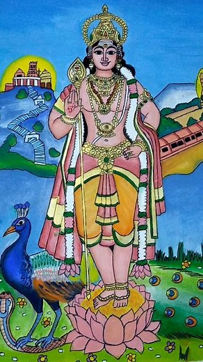 Lord Murugan Drawing Tutorial | Easy Step-by-Step Process