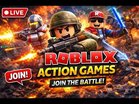 🔴 Best Roblox Action Gameplay Live | Funny Roblox Live Stream 😂 | Pakistani Gamer Live Stream