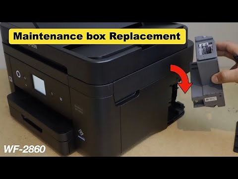 Epson WF 2860 Maintenance box Replacement !