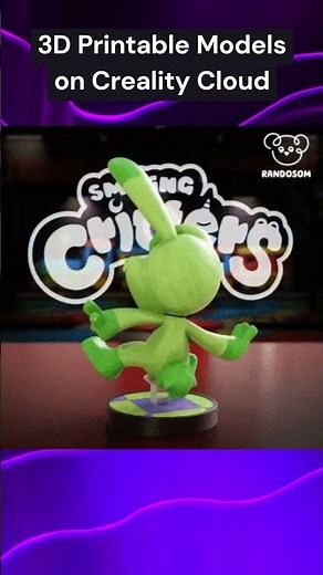 Smiling Critters | Poppy Playtime | 3D Printing Model on Creality Cloud #3ddesign #3dprinting #toys