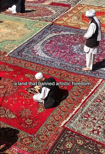 No singing, no dancing, no music, no depictions of living beings. All the simple things that make us feel alive are considered haram by the talib4n. Since the t4liban takeover in 2021, artists in Afghanistan have been threatened, interrogated, and forced into hiding or exile. Even the beautiful Islamic art and cultural patterns that are within their “standards” is threatened due to their lack of support for artists and art schools. The arts are dying with the last generation who were able to lea