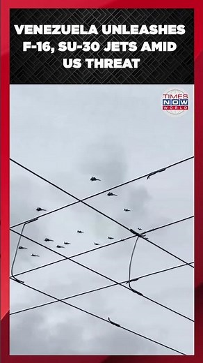 Venezuela Strikes Back: F-16 & Su-30 Jets Roar Across Country Amid Rising US Military Tension