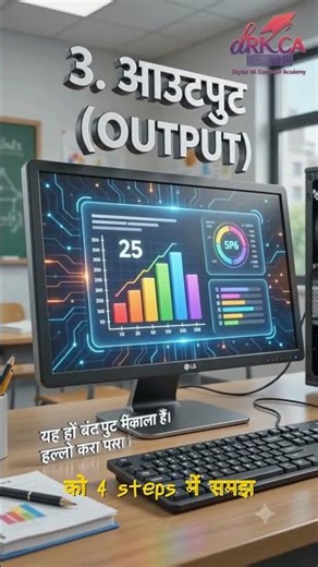 How Does a Computer Work? 💻 | Input → Processing → Output #Shorts