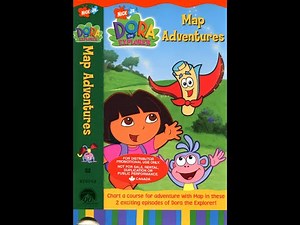 Opening to Dora the Explorer - Map Adventures (Canadian VHS; 2003) [Demo screener]