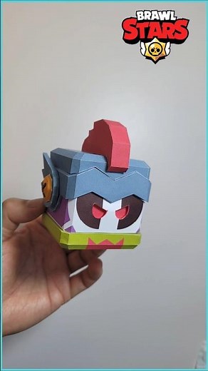Brawl Stars New Brawler Damien Event Damien Box Crafting Free Papercraft Template shorts #shorts