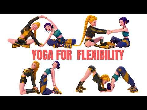 Yoga for Flexibility with Rumi & Zoye | Partner Yoga for Kids | Lumi Sprout Yoga
