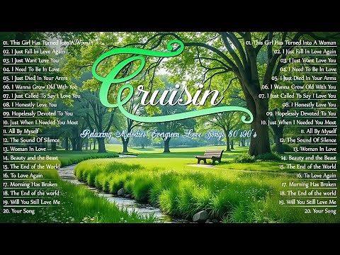 The Very Best of Evergreen Love Songs 70's 80's 90's🌱 Relaxing Beautiful Love Songs of Cruisin