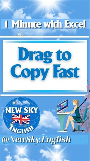 1 Minute with Excel: Copy Fast with Mouse