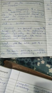 What are the components of a computer?QbThe components of a ... | Filo