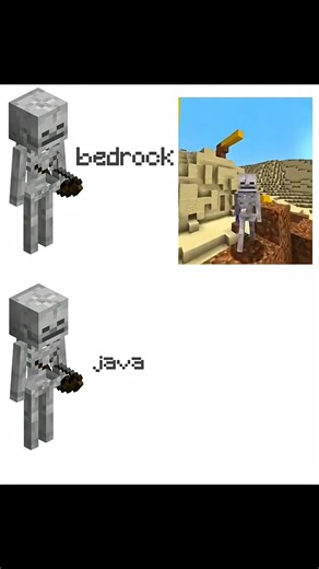 🤔😡JAVA VS BEDROCK #minecraftpe #minecraft #trend #edit #game
