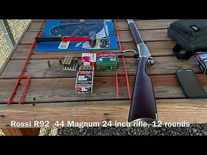 Rossi R92 .44 Magnum Lever Action Rifle @ the Range