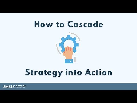 How to Cascade Your Strategy into Action // Strategy Implementation