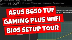 ASUS B650 TUF Gaming Plus WiFi BIOS Tour & Walkthrough Recommended Settings