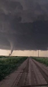 Just an open road to a tornado! Just the way I like it.. 6-2-24 Silverton, TX #storm #chaser #chasing #tornadoes #Texas #tornado #twister #twisters #twisted #weather #severe #txwx #TX #wx #mothernature #videography #news | Ben McHone - Tornado Warned