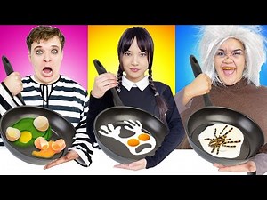 The Addams Family Monster Food Challenge