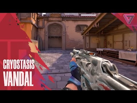 Cryostasis Vandal Skin Gameplay - Valorant Cryostasis Skins