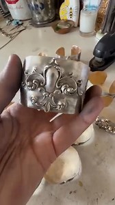 Update on my Fleur de Lis Cuffs! ⚜❤ Will have some available for my Sept 27th Sale. Pls follow link in comments to learn more abt my sale and how they work. Click on the DISCUSSION tab 🥰 | Heather Elizabeth Designs New Orleans Jewelry & Accessories