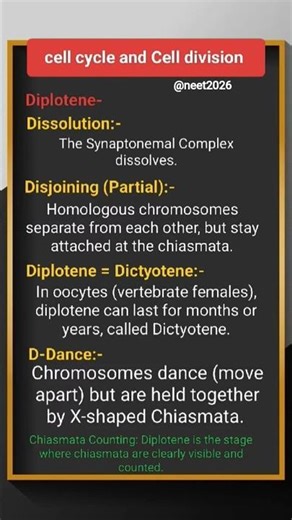 cell cycle and cell division #neet2026 #biology #cellbiology #neetaspirants #viralshortsneet #neet