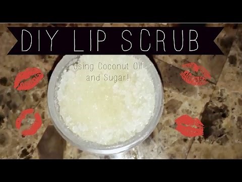DIY Coconut Oil Sugar Lip Scrub! | SLBeautyx