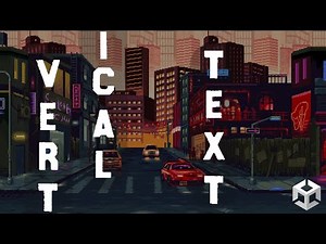 Vertical Text in Unity