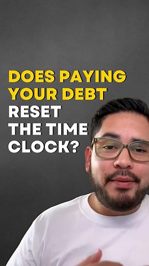1.2K views | Does paying your debt reset the time clock? . We'd like to know your current situation so we can see how we can help. Here's the link: https://start.thefinancialer.com/start . #creditdebt #creditcards #howtoimprovecredit #financialfreedom #money #creditispower #goodcreditmatters #creditrepairservices #creditcards #tips #help #fyp | The Financial ER | Facebook