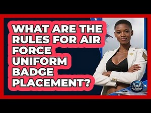 What Are The Rules For Air Force Uniform Badge Placement? - Sky Command Brotherhood
