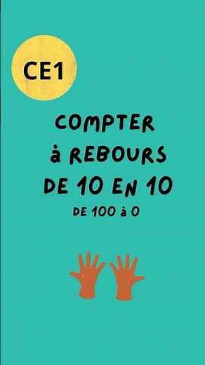 Apprendre à compter à rebours 🔢 (ou à l’envers) | Vidéo éducative pour les enfants de CE1