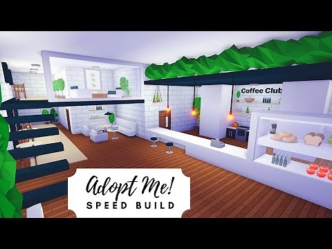 Tree House Plant Cafe + Home Speed Build 🌿 Roblox Adopt Me!