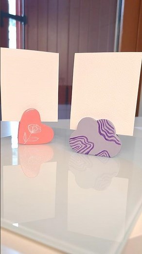 What Can You Make with Cookie Cutters & Clay? 🤍 1-Minute DIY #airdryclay #beginnerdiy
