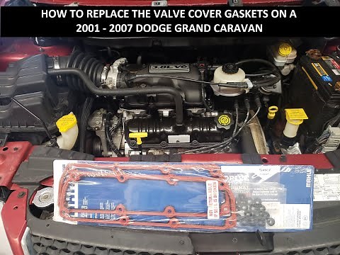✅ HOW TO REPLACE THE VALVE COVER GASKETS ON A 2001 - 2007 DODGE GRAND CARAVAN
