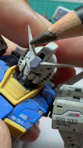 KK on Instagram: "Ruining the RX78-2 Ver2.0 with AK Interactive weathering pencils😅 #gundam #gunpla #weathering #akinteractive #asmr"