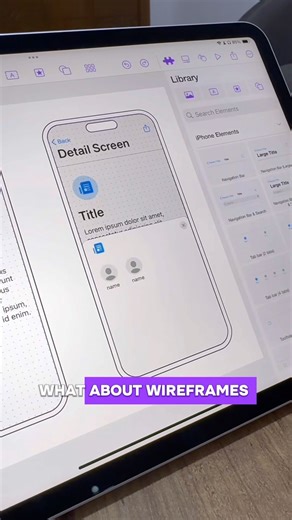 The best #uiuxdesign app to #sketch #wireframe & #prototype 🔥💜