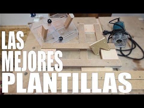 🚀 CONVIERTE la FRESADORA en tu MEJOR HERRAMIENTA con estas PLANTILLAS. || PLANOS GRATIS ||