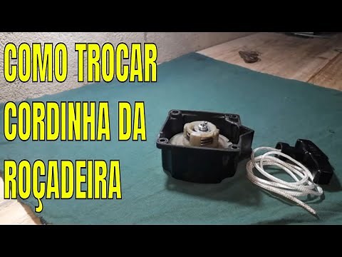COMO TROCAR CORDINHA DA PARTIDA DA ROÇADEIRA