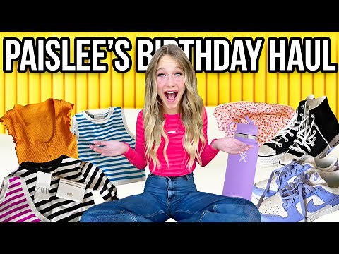 WHAT I GOT FOR MY 12th BiRTHDAY!! **BIRTHDAY HAUL**