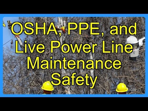 OSHA, PPE, and Live Power Line Maintenance Safety