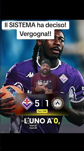 Fiorentina 5-1 Udinese: Relegation impossible, the system doesn't allow it.