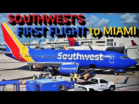 Flying Southwest's Inaugural Flight to Miami