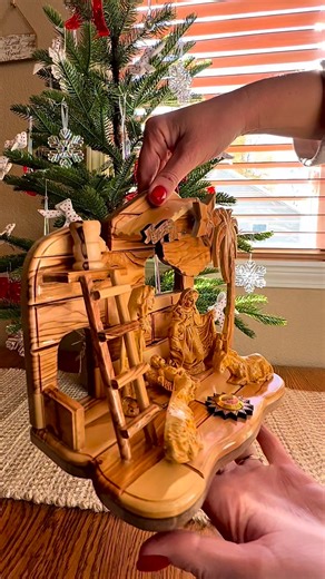 Bring the beauty and blessing of Christmas into your home with this hand-carved Nativity Scene made in Bethlehem. Created by skilled Christian artisans, each piece carries the warmth and history of the place where Christ was born. | Bethlehem Box